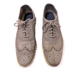 Cole Haan Zerogrand Men Wingtip Oxford Rockridge/Hawthorn Suede/Nubuck-Size 10.5